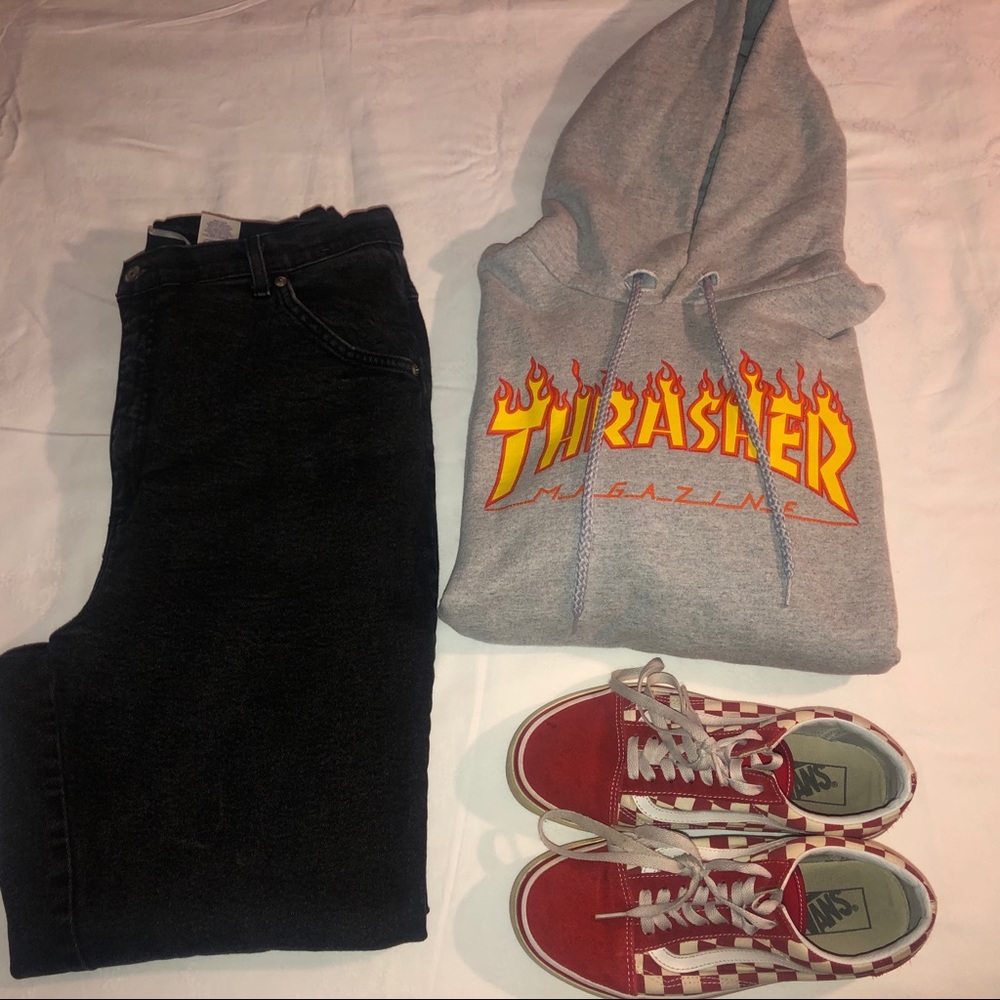 Grey Thrasher Hoodie